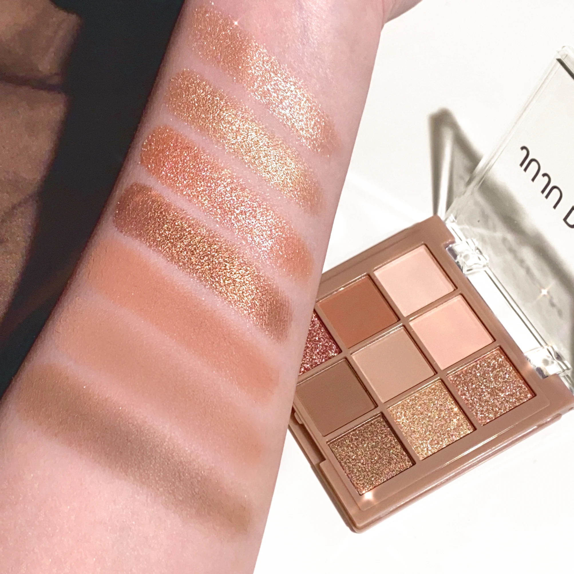 9-kolorowa paleta cieni do powiek Matte Shimmer – wodoodporny, długotrwały naturalny makijaż nude Cocoa Brown Koreański styl oczu