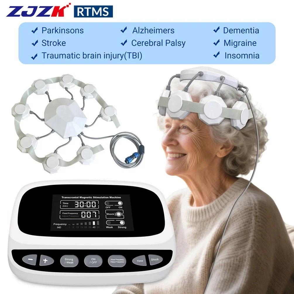 

ZJZK Professional TMS Therapy Equipment Transcranial Magnetic Stimulator for Cognitive Enhancement Depression Stroke Recovery