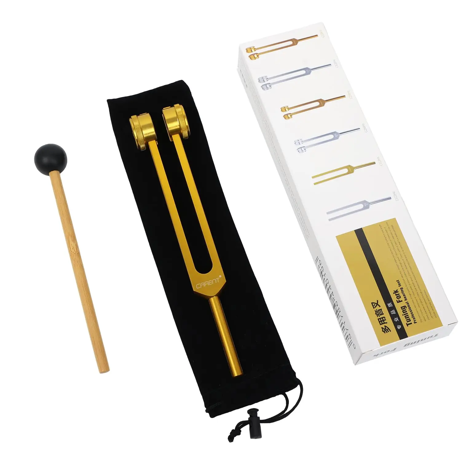Medical Aluminum Alloy Tuning Fork For Healing,Gold Silver,128 Hz,256 Hz,512 Hz,for Meditation Yoga Energy Balance Health Care