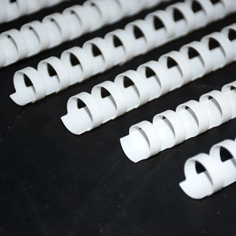 10 pièces/lot ReadStar blanc PVC reliure tabliers 21 boucles 6-51mm reliure 20-450 feuilles A4 peigne reliure anneaux plastique reliure peignes