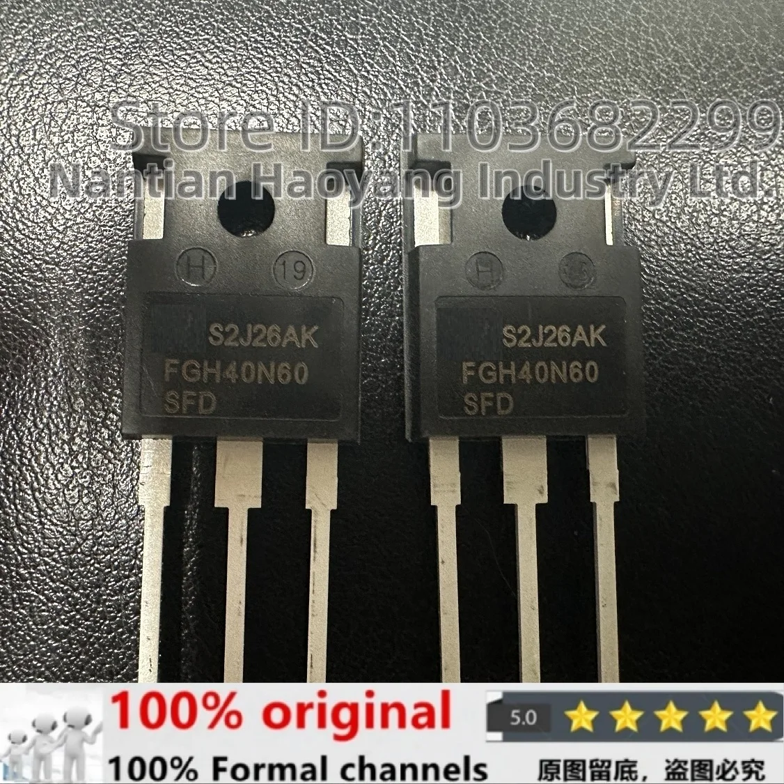 

(BOM List Support) Original Only 2pcs/5pcs/10pcs/Lot FGH40N60SFDTU IGBT，600V，40A