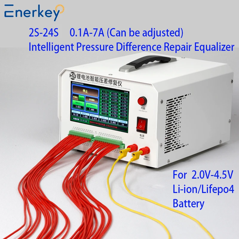 Enerkey 2s~24s 7A Automatic Intelligent Equalizer Charge/Discharge Balancer for Li-ion/Lifepo4 Battery Voltage Repair instrument