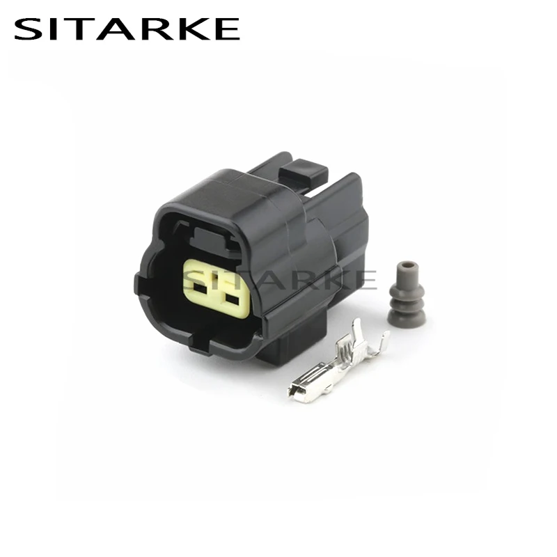 10 Sets 2 Pin Automotive Mazda RX7 FD Connector Car Intake Air Temp Water Temperature Sensor Plug 174354-2 174352-2 2