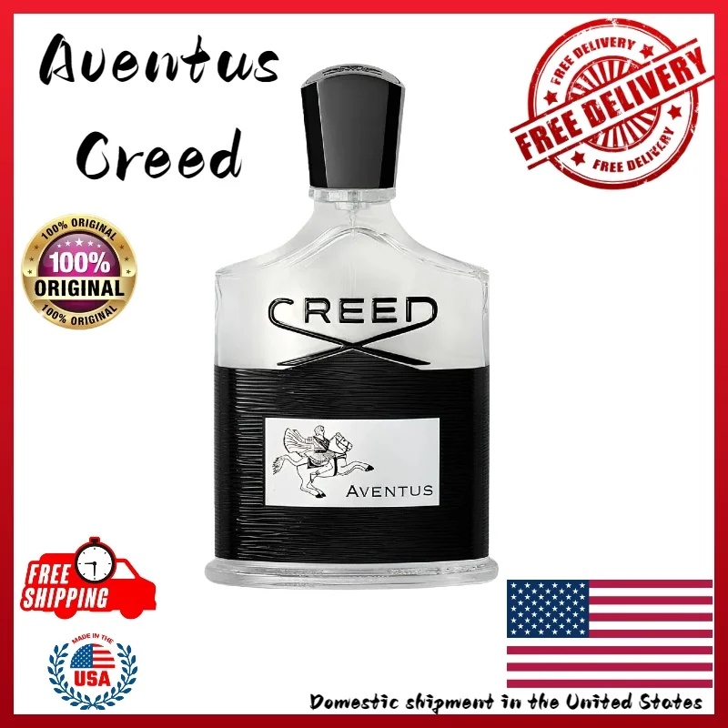 Aventus By Creed EDP Spray 100 ml / 3.3 Fl Oz Men Perfume New In Box Long-lasting fragrance, the ideal Valentine's Day gift.