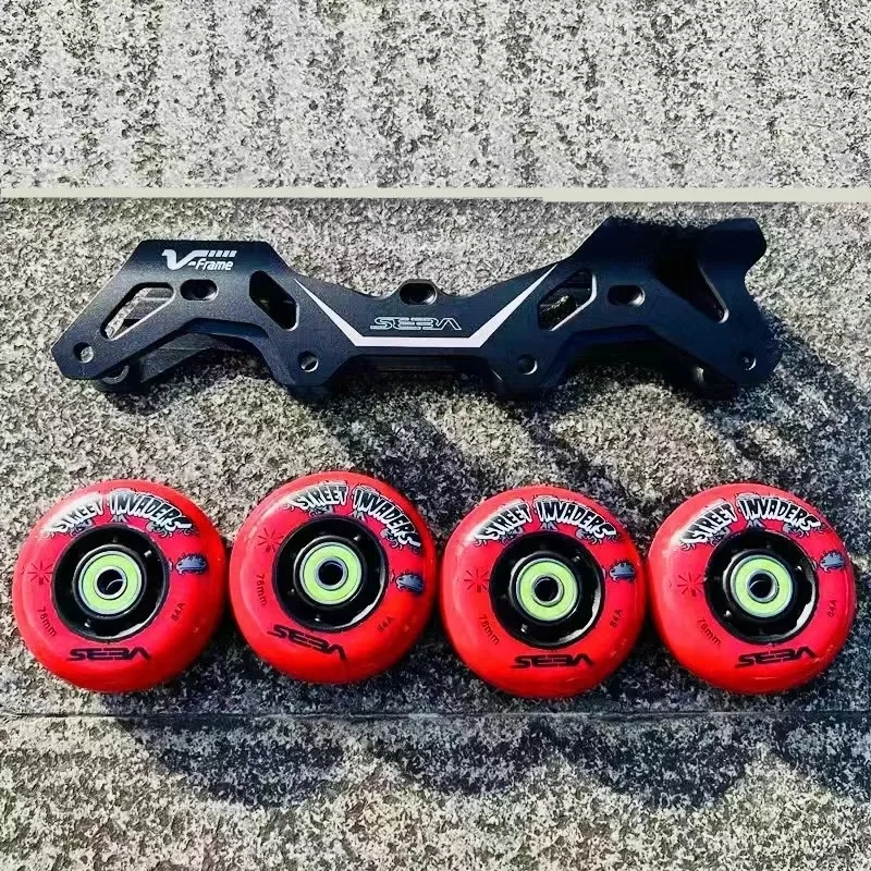 Oryginalne SEBA Flat Rockered 219mm 231mm 243mm rama wrotki podstawa 4*72 4*76 4*80 wrotki Chasiss 150mm 165mm 180mm — zdjęcie 2
