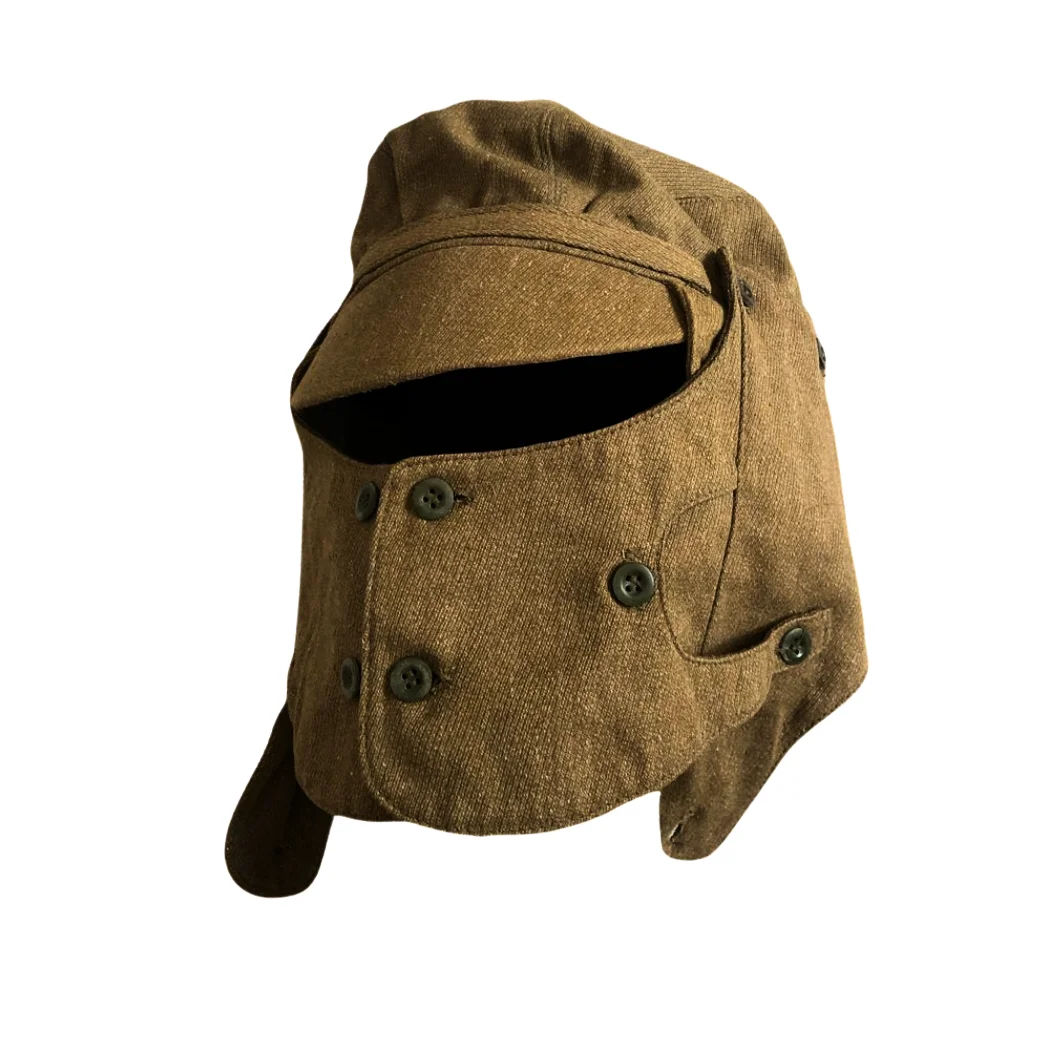 

Vintage Soviet OKZK Hat with Face Cover from Afghan War – Chernobuyl USSR NBC Cap / Balaclava for PMK & PMG, Cold War Era