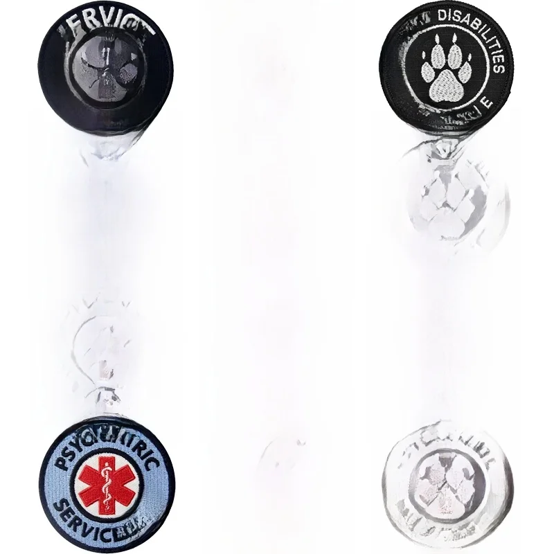 Service pour animaux de compagnie chien en formation sécurité PATCH BADGES thérapie chien animal de compagnie ne pas émotionnel broderie patchs pour chien animal de compagnie harnais gilet