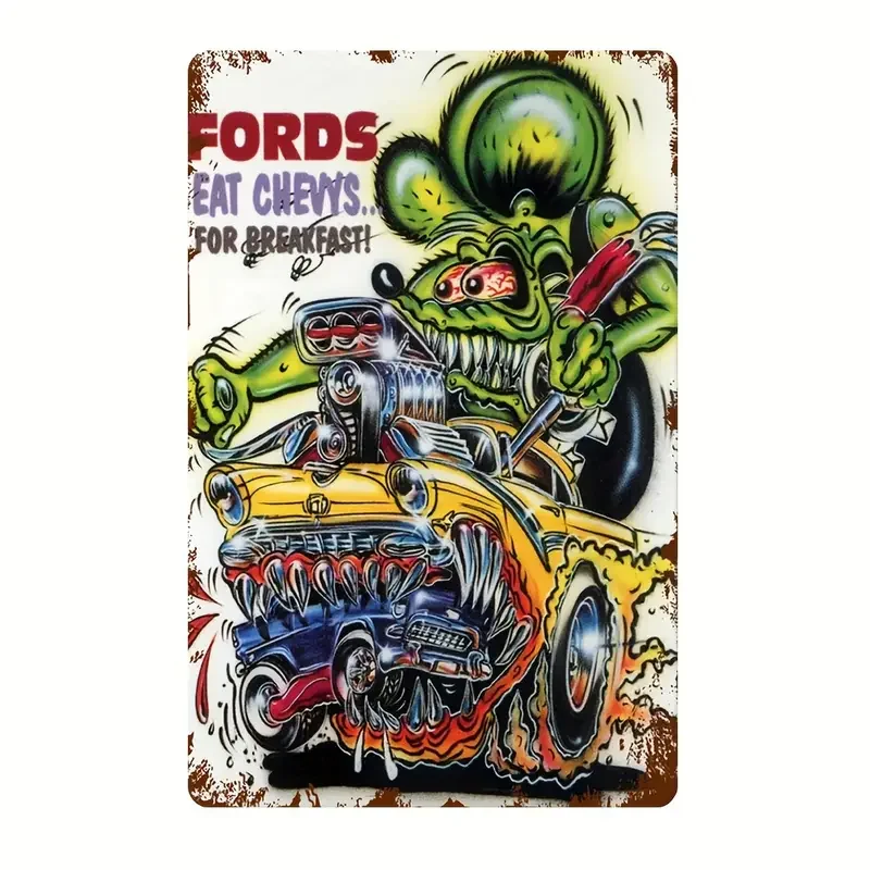 1pc, FORDS EAT CHEVYS FOR BREAKFAST