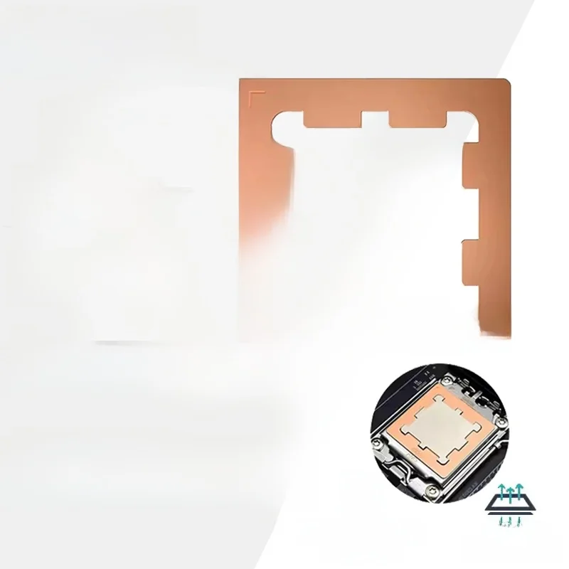 ICE Whale AM5 pâte thermique puces de protection Dissipation thermique armure couverture cuivre AMD pour 7950X 7900X 7700X 7600X CPU plaque armure