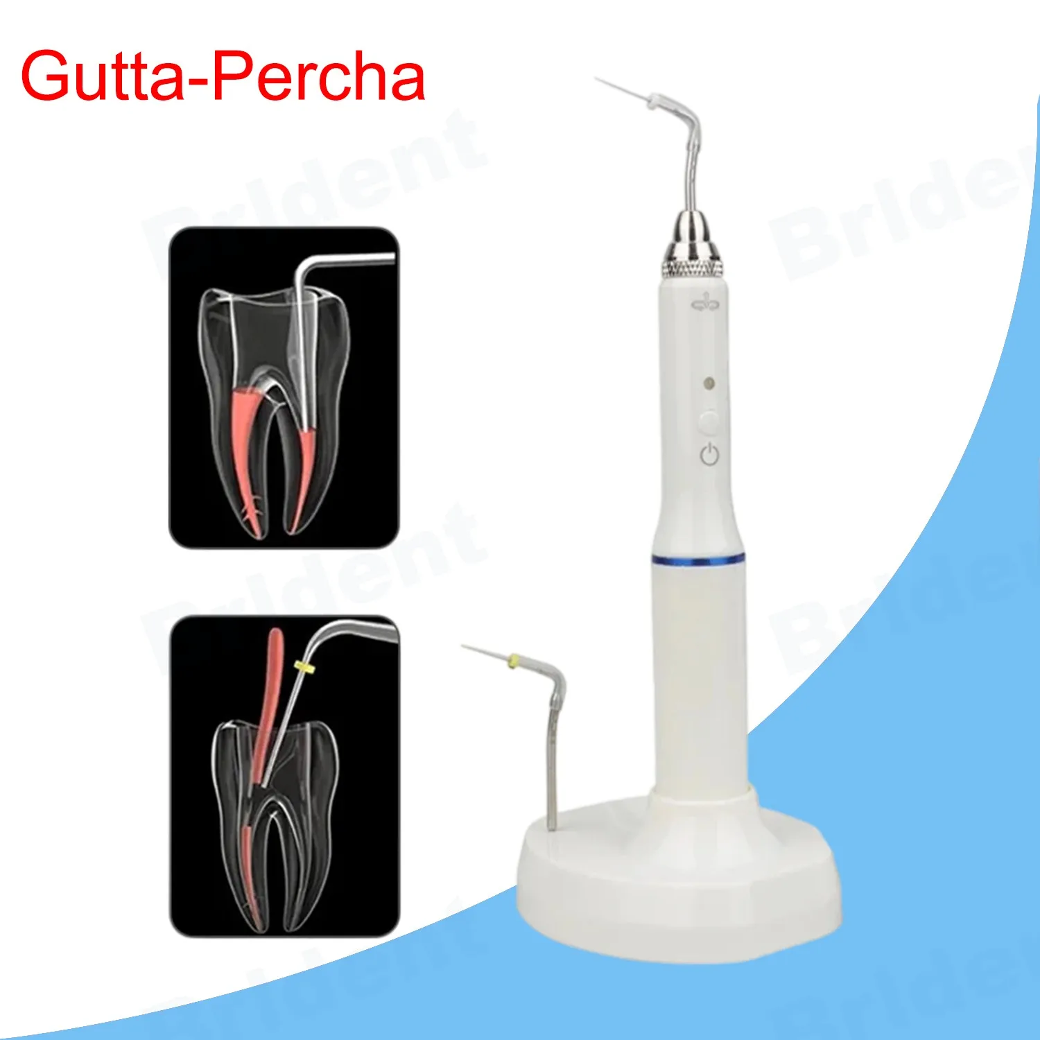 

Dental Cordless Gutta Percha Obturation Pen Root Canal Filling System +2 Tips 3 Second Rapid Heating Dental Gutta-percha Cutter