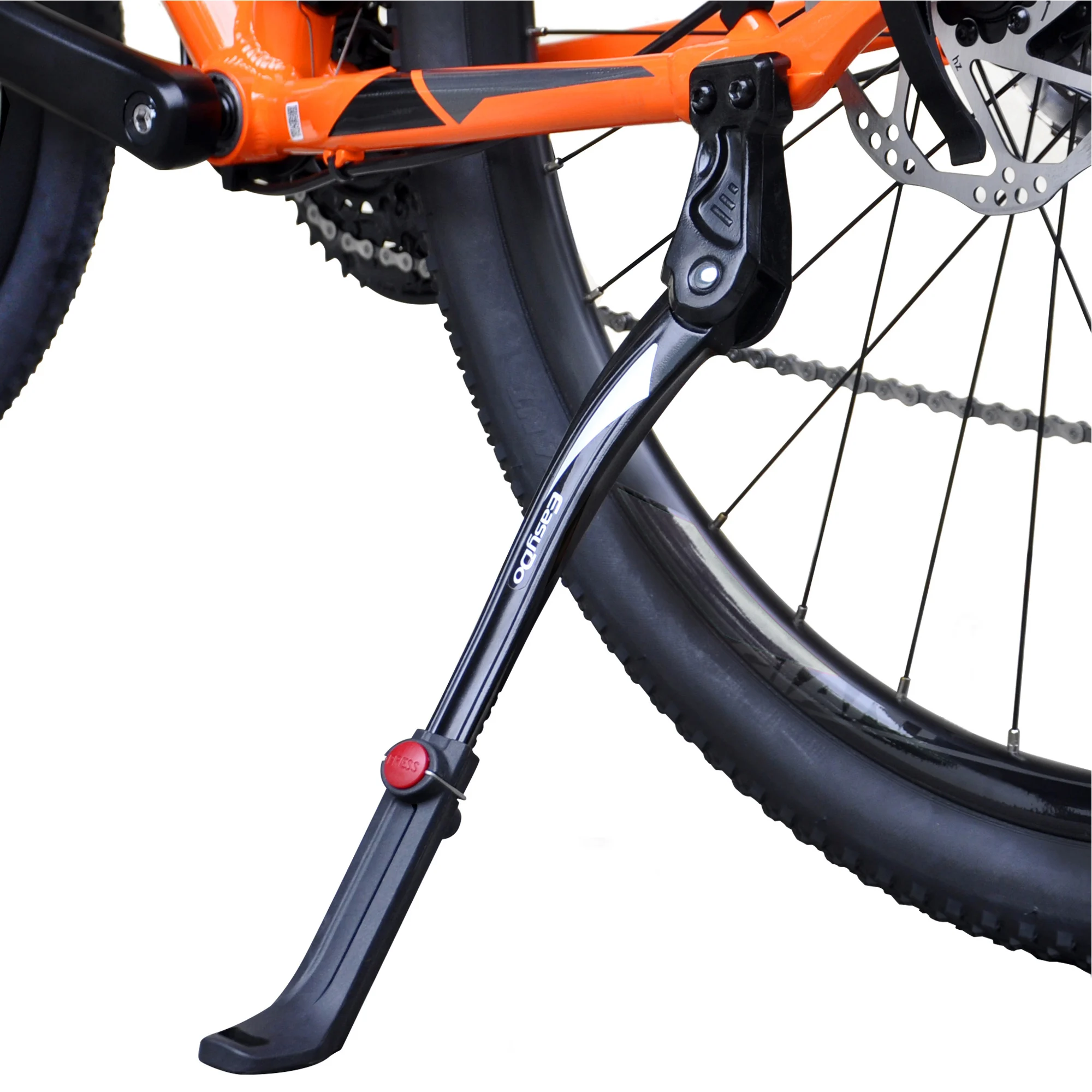 EasyDo Parking Vélo Réglable Support Stationnement Latéral pour VTT 24 26 27.5 29 Pouces