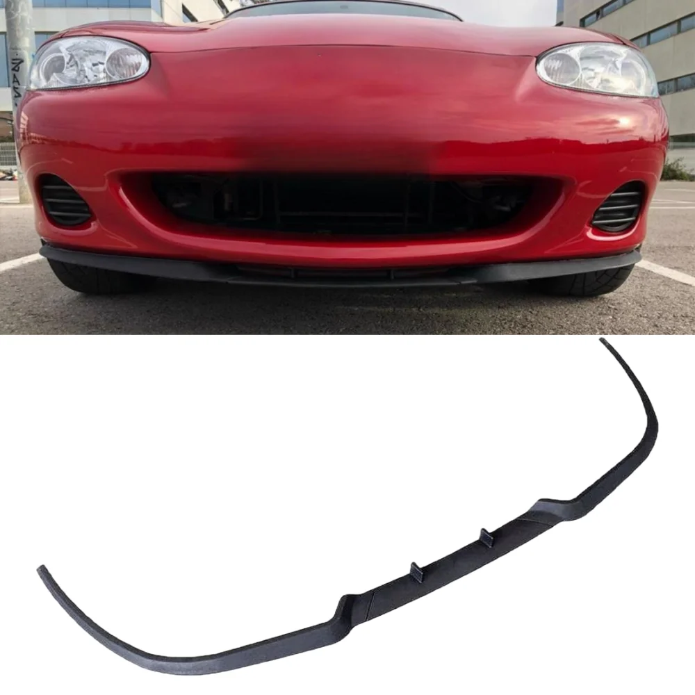 Für mazda miata mx5 nb cupra r vorderspoiler front stoßstange lippen spoiler lippe universal 3 stücke body kit sport lippen abstimmung schutz