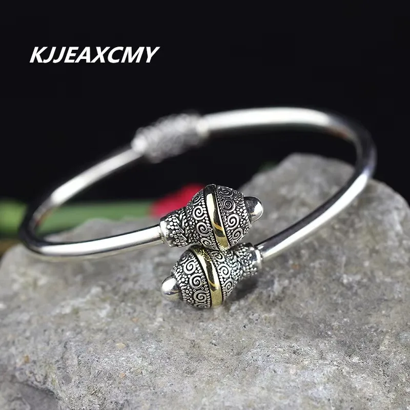 

Boutique Jewelry 925 Pure Silver Personalized Retro Women's Open Bracelet for Girlfriend's Party, Birthday, Christmas Gift