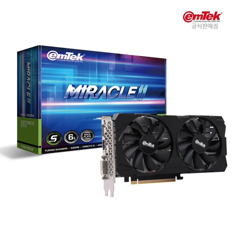 GTX 1660 SUPER MIRACLE II D6 6GB EMTEK