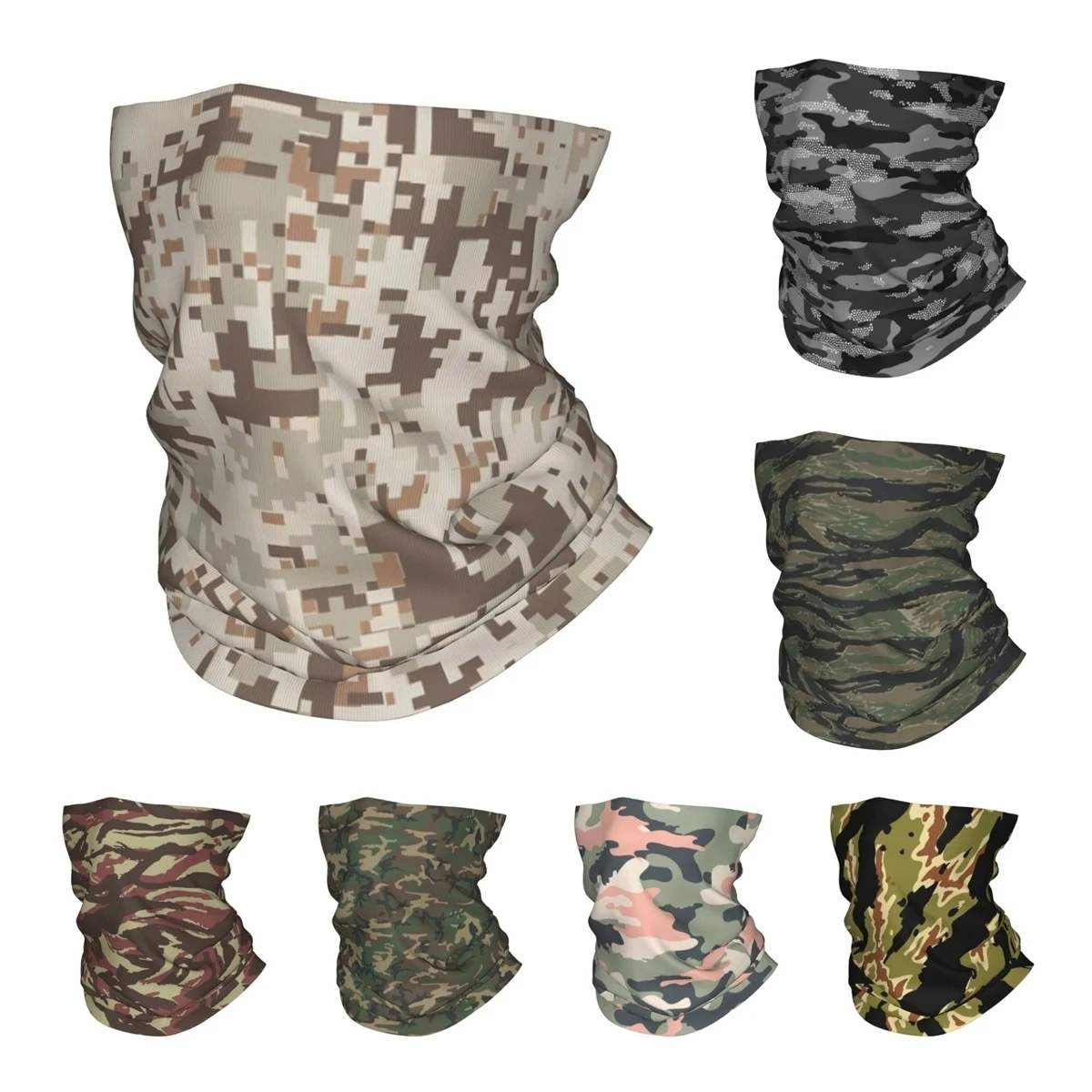 

Камуфляжная бандана для пустыни, маска с принтом, шарф, универсальный велосипедный шарф для рыбалки, унисекс, для взрослых, ветрозащитный
