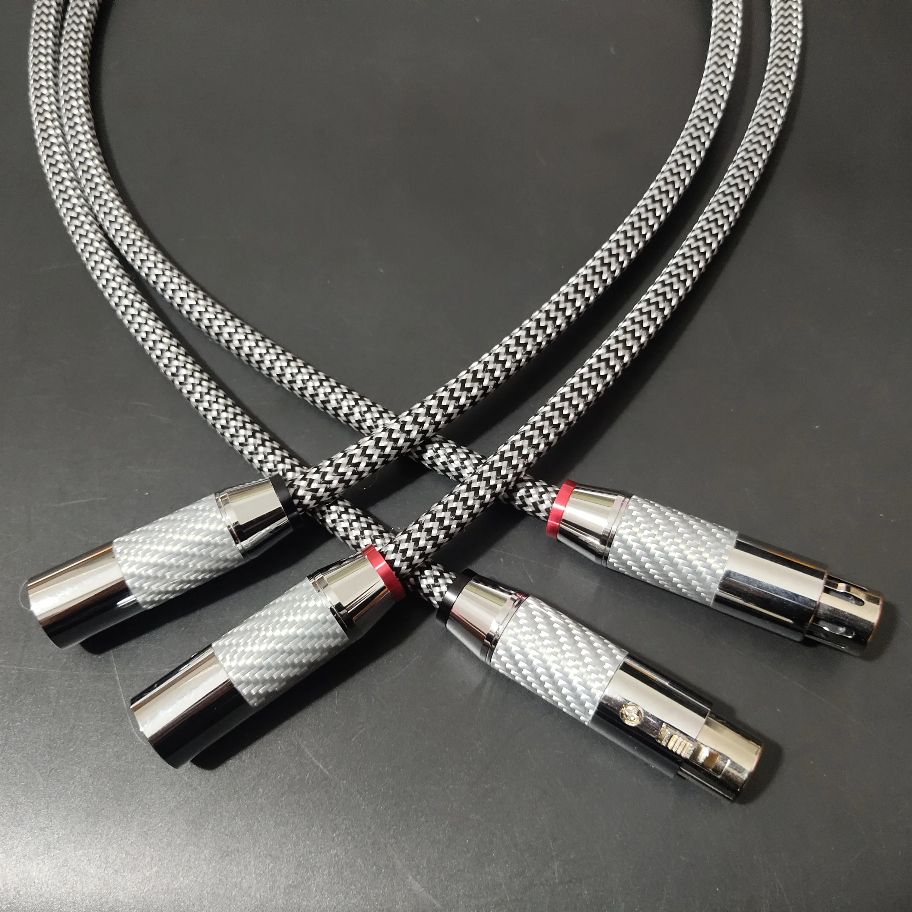 Brand new imported from the UK cost-effective QED Audiophile Audio RCA Line Silver Plated conductor high quality XLR Cable 1pair