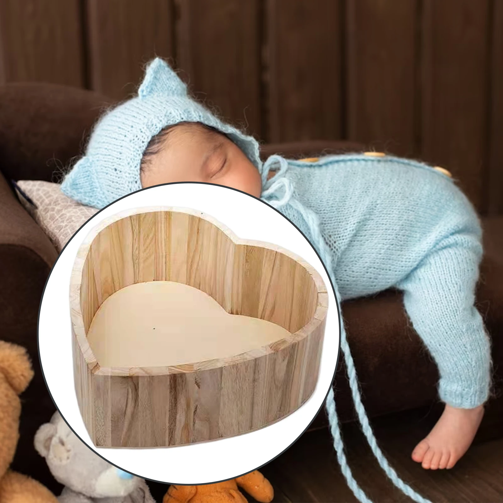 Newborn Photography Baskets Baby Shower Party Decoration Couch Baby Sofa Seat Photo Studio Props Accessory Photo Background