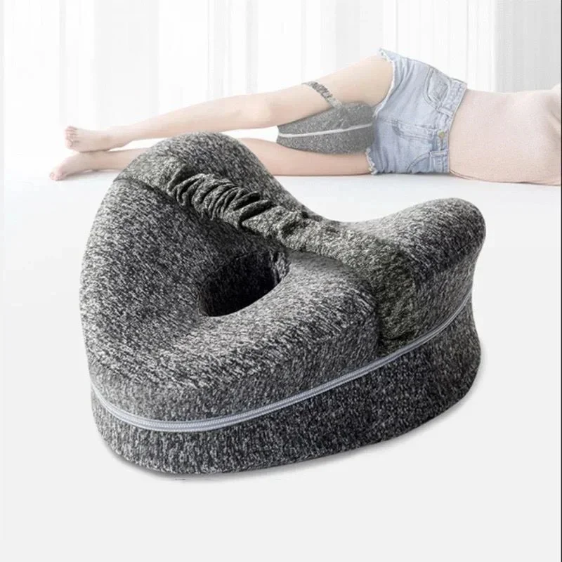 Geheugen Katoen Beenkussen Hol Hart Zwangerschap Zijslaper Ischias Orthopedisch Ischias Rug Heup Relief Kussen Voor Bed, Bank - afbeelding 2