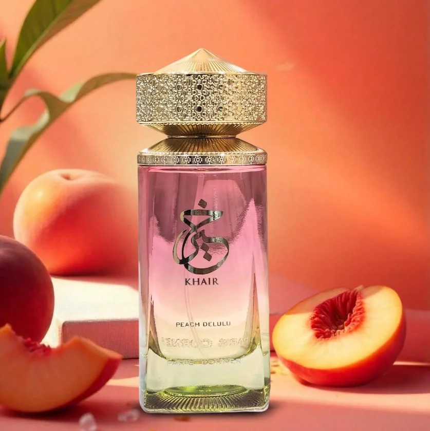 

Paris Corner | Khair Peach Delulu Eau De Parfum For Women – 3.4 Fl Oz | Sophisticated Gourmand Perfume With Peach,
