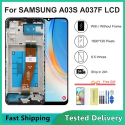 6.5'' For Samsung A03s A037F A037M A037FD LCD display Touch Screen With frame For Samsung A03s Screen Display