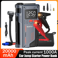 4 In 1 Car Jump Starter With 150PSI Air Compressor 20000mAh Portable Booster Charger 1000A Powerful Car Battery Starting Device