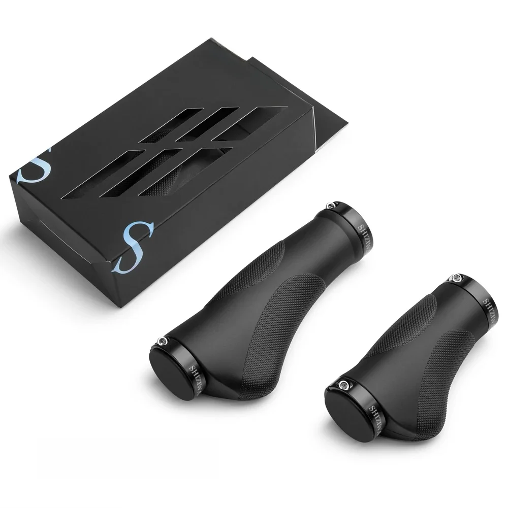 AliExpress SHIZIWANGRI Bicycle Grips TPR Rubber Comfy For Variable Speed Bicycles Scooter MTB Soft Cycling Handle Bar Cover End Non-slip