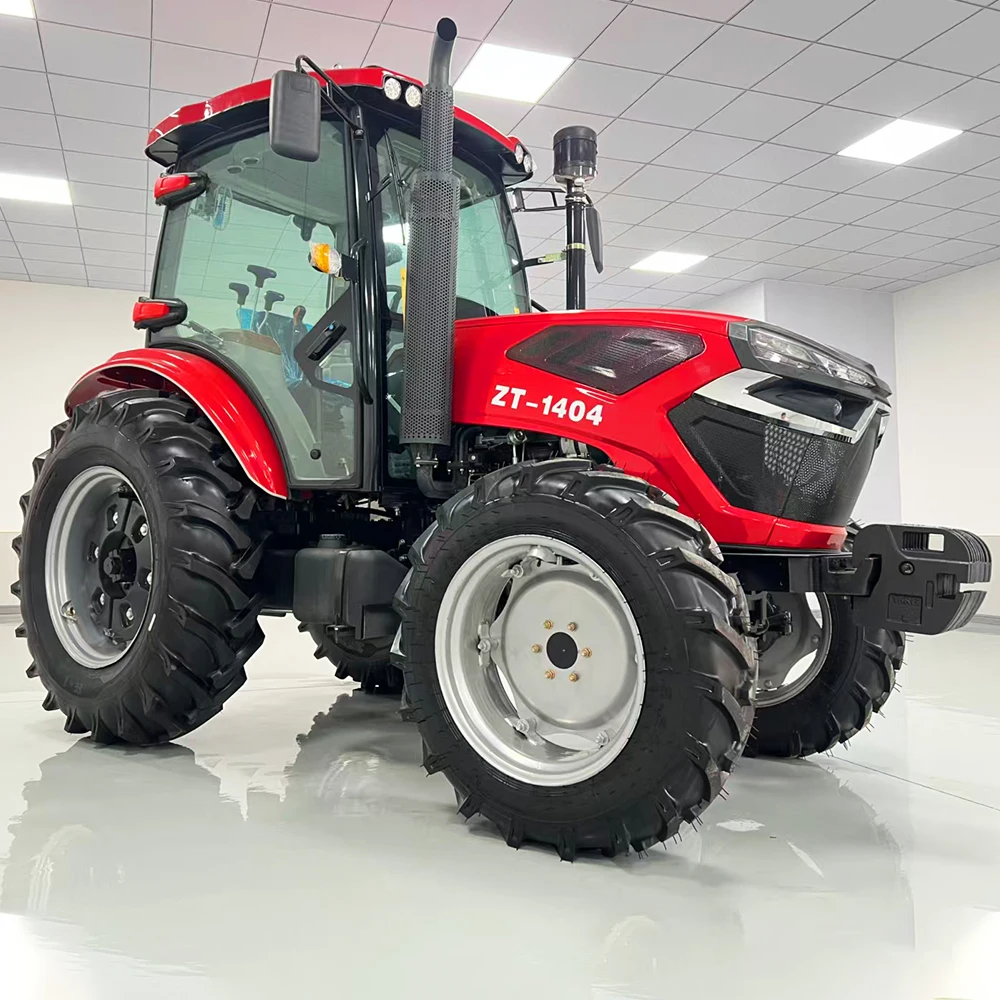 140HP 4WD Agricultural Farm Tractor Euro5 CE EPA Certified Diesel Wheeled Tractor Optional Cabin & Front Loader For Farm Orchard
