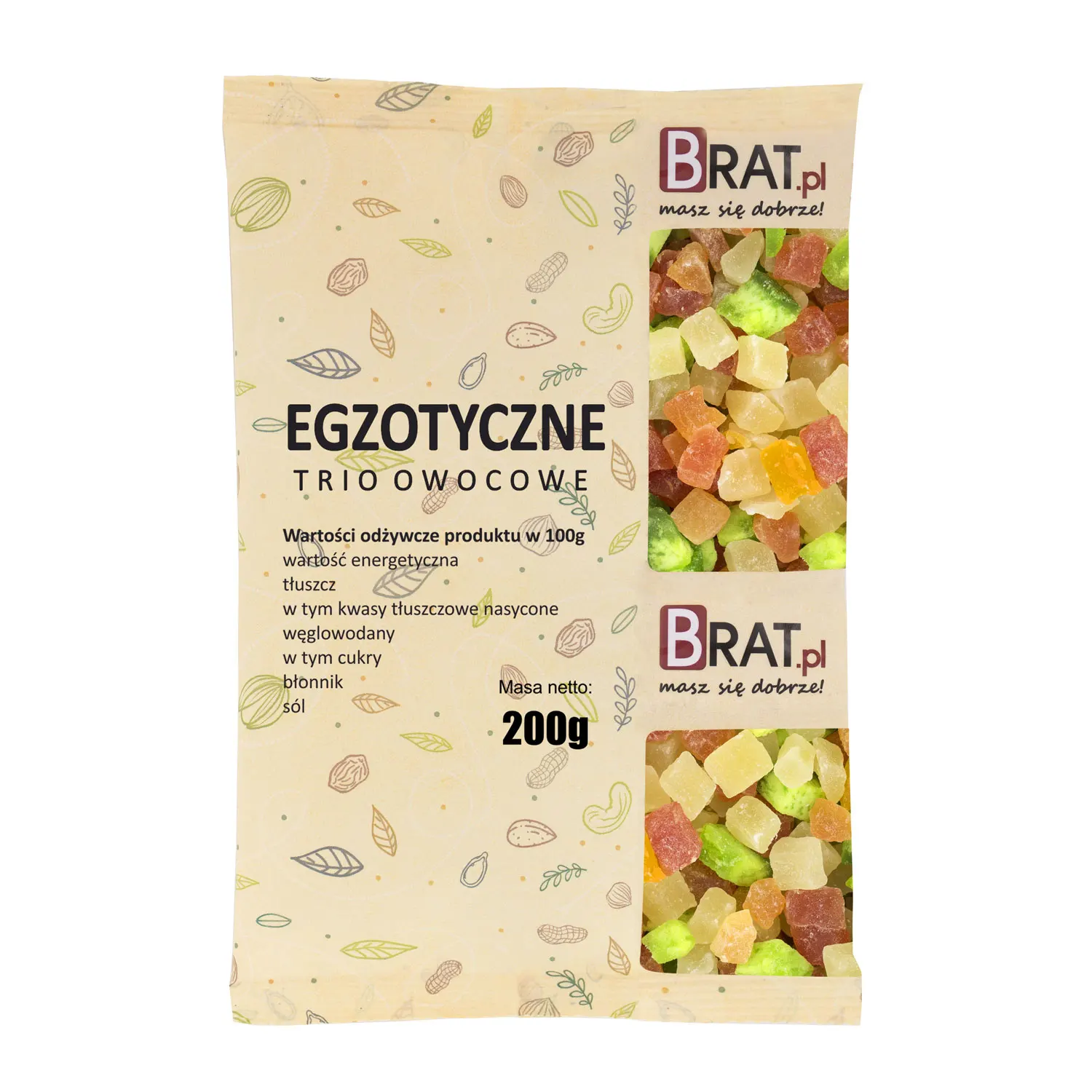 Egzotyczne trio owocowe 200g