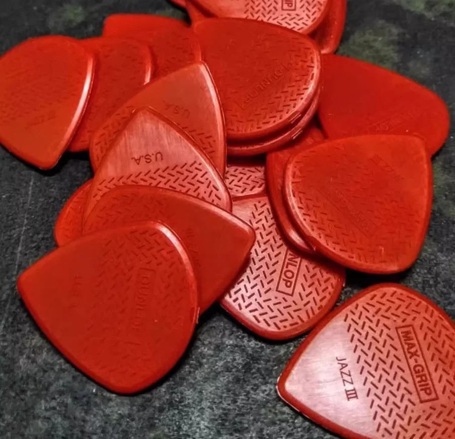 Dunlop Nylon Max Grip Jazz III Guitar Pick Plectrum Mediator Gauge 1.38mm, sell by 1 piece