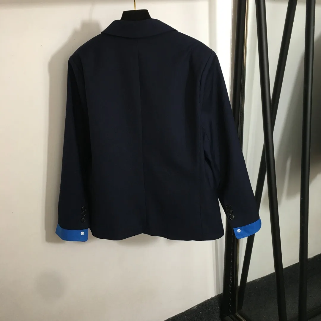 Autunno 2025 Nuovo blazer da donna con scollo a V: cappotto a maniche lunghe Office-Chic con eleganza contemporanea