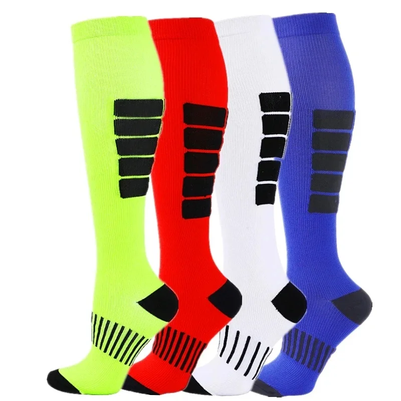 AliExpress Compression Socks 20-30mmhg High Tube Socks Men Women Marathon Cycling Football Rugby Sports Socks Varicose Swelling Nurse Socks
