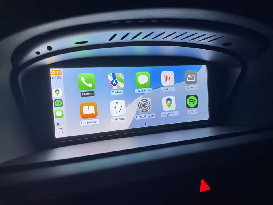 MEKEDE Autoradio für BMW 3er 5er Serie E60 E61 E63 E64 E90 E91 E92 E93 CIC CCC GPS Navigation Carplay Android Auto Multimedia-Einheit – Detail 5