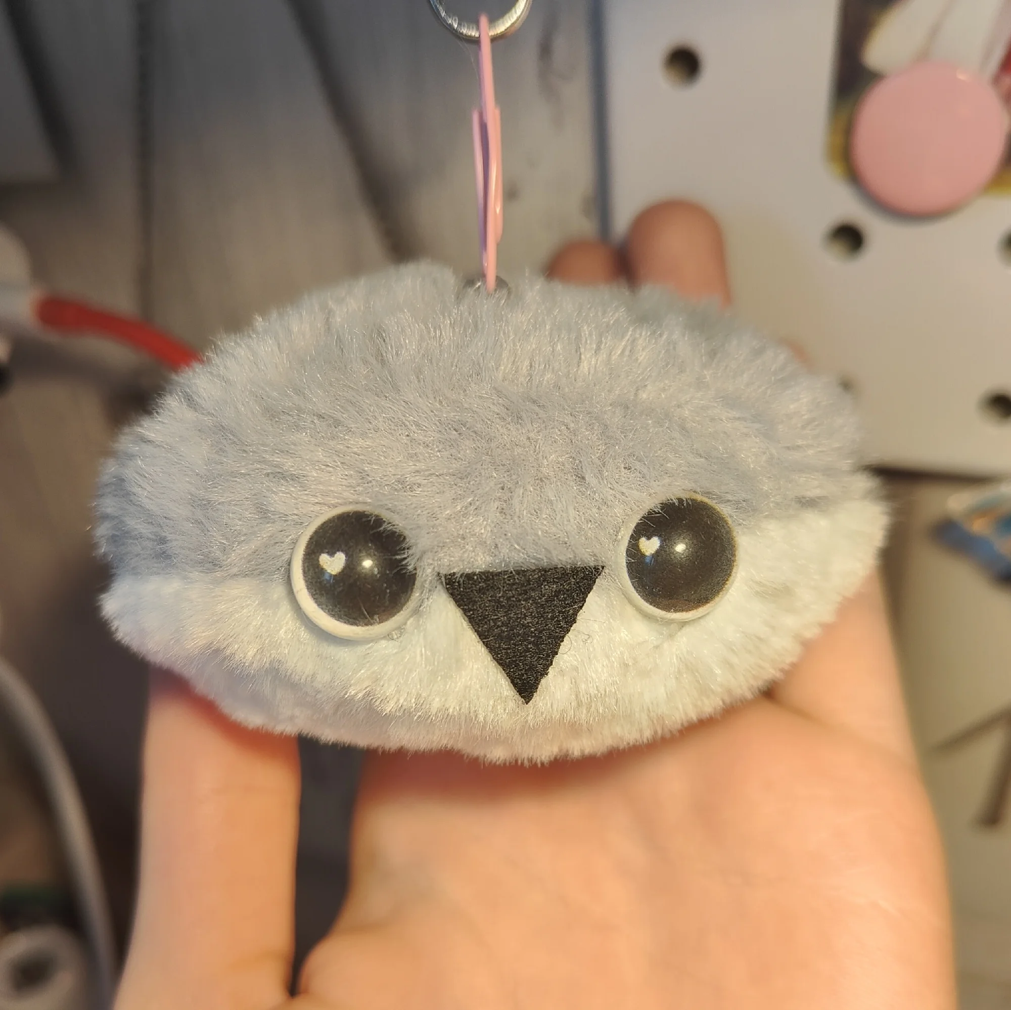 Cartoon Cute Squeaking Sakaban Fish Plush Keychain Soft Stuffed Flat Fish Voice Pendant Bag Decoration Car Key Ring Girls Gift photo review