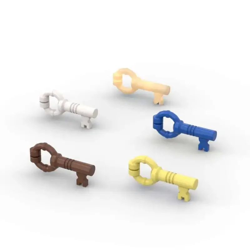 MOC-Kit de blocs de construction de clé d'ustensile pour enfants, briques compatibles, jouets pour parents, anniversaire, cadeau de Noël, 62808, 40359, 10 pièces