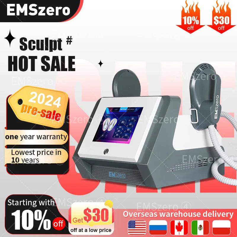 Emszero Machines 15 Tesla Professional 6500w NEO Body Slimming Muscle EMS Electromagnetic Stimulate Buttock Toning