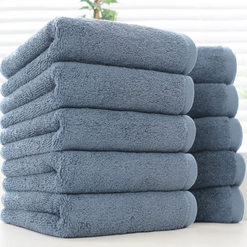 [Cotton Cloud] Thy 200g 100% Cotton, 40 Number Hotel Towels, 5/10 Blue Ley, Bath Towels, 40*80cm Cotton Cloud