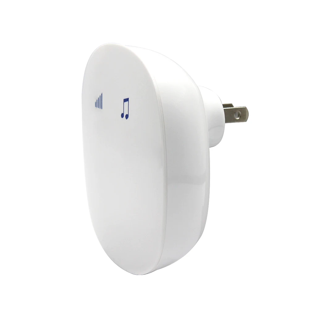 Ampiamente utilizzato Plug and Play 433MHz suoni elettrici regolabili campanello Wireless 200 metri Touch Launcher e ricevitore AC 85V ~ 240V