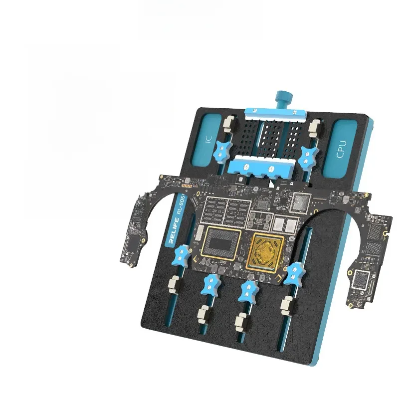 RELIFE RL-605 Pro ordinateur portable Puce de carte mère Réparation Rotation Fixation pour Carte Mère Réparation Puce Enlèvement Colle macro Outils