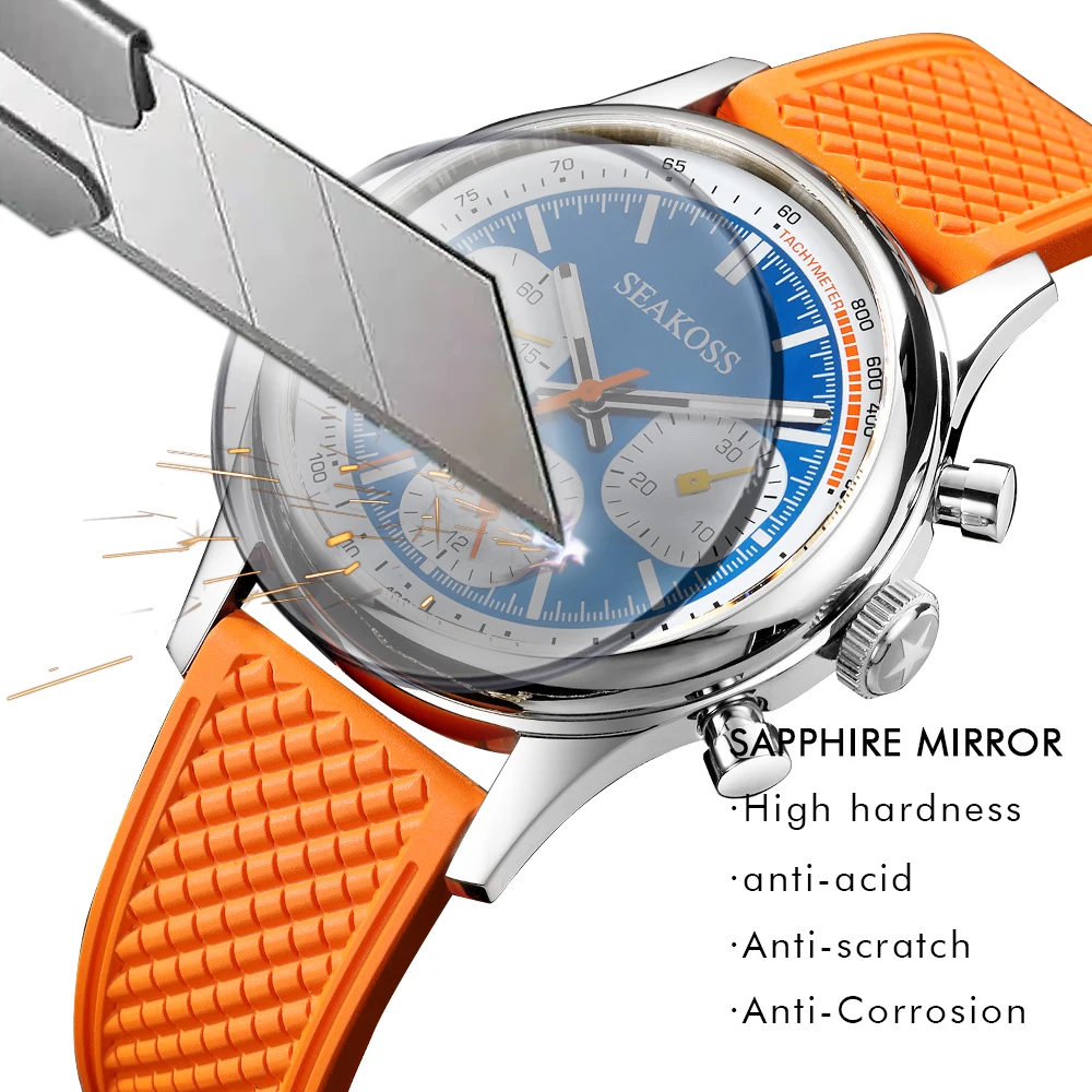 SEAKOSS Vintage 1963 pilotenho - Chronograph Mechanical Watch Seagull 1963 recensie en prijs