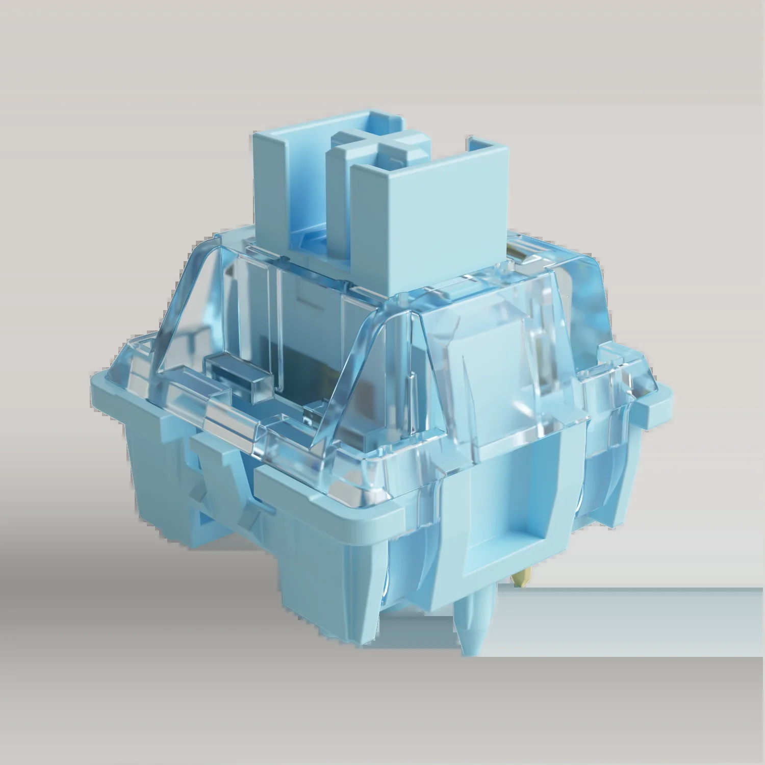 Akko V3 Cream Blue Pro przełącznik 5 Pin 45gf przełącznik dotykowy z pyłoszczelnym trzpieniem kompatybilny z klawiatura mechaniczna MX (45 szt.) — zdjęcie produktu 7