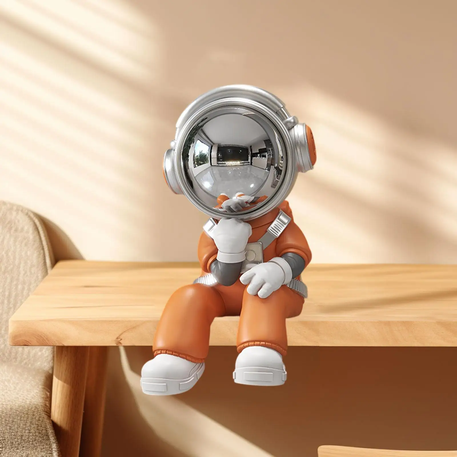 

Миниатюрные украшения из смолы астронавта, эстетические фигурки для гостиной, креативные художественные скульптуры для интерьера, украшения для дома, подарки