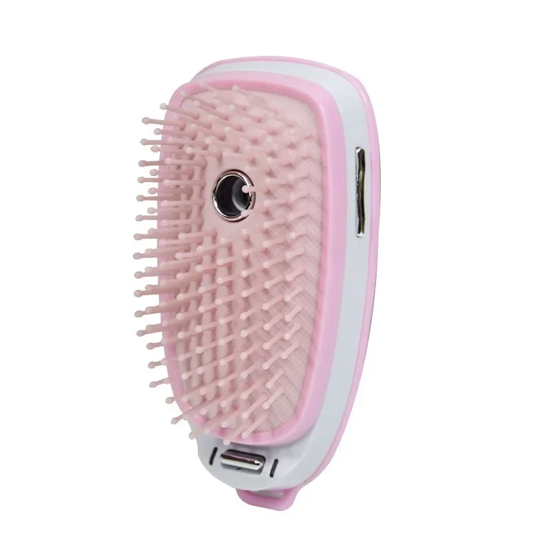 Escova recarregável JOCCA com função de vapor e vibração, USB, ajuda a suavizar a saúde do cabelo