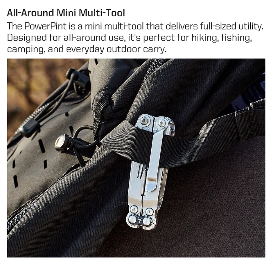 SOG 18-in-1 Taschen-Multitool für Fahrräder, EDC Tragbares Multifunktionswerkzeug mit Faltbarer Zange und Schraubendreher, Notfall-Reparaturwerkzeuge für Fahrräder – Detail 8