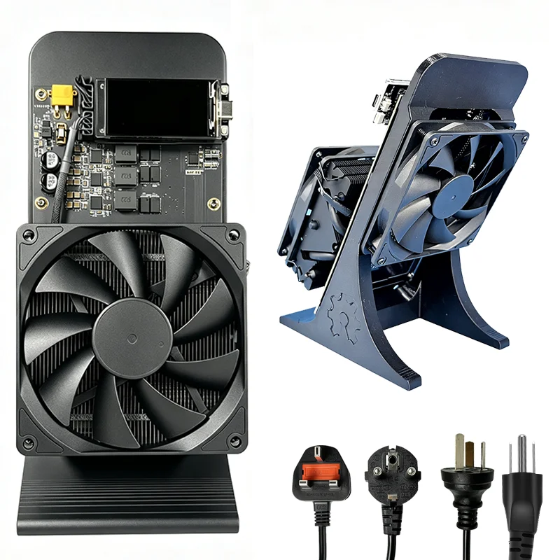 Nerdqaxe++ 6T Hashrate Miner BM1370PA Chip With Cooling Fan LCD Screen Mini Home ASIC Miner