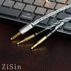 ZiSin HIFI Headphone Cable for Meze 99 Classic/99 Noir/99 Neo/109 Pro/Liric XLR 4.4mm 6.35mm 2m 3m 5m