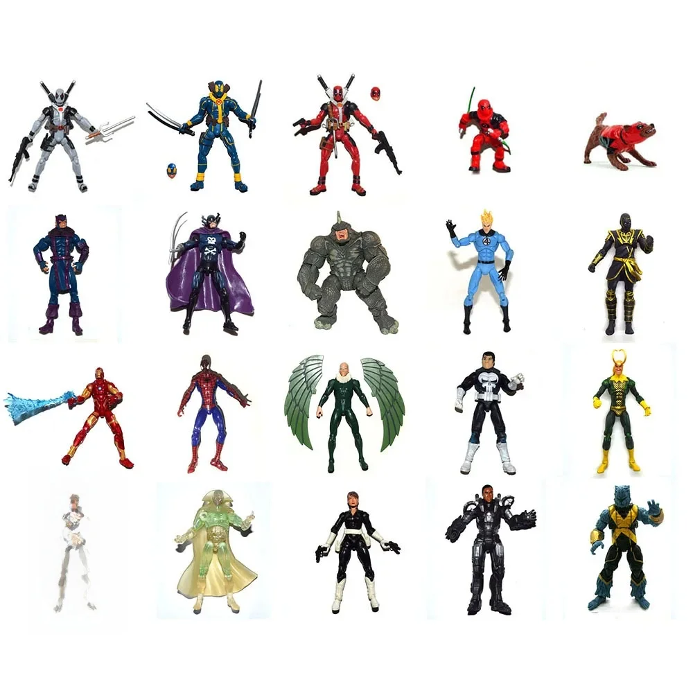 Marvel univers Warmachine torche humaine Spidey Vision Dead-pool Dogpool 3.75 "figurine d'action Collection ample