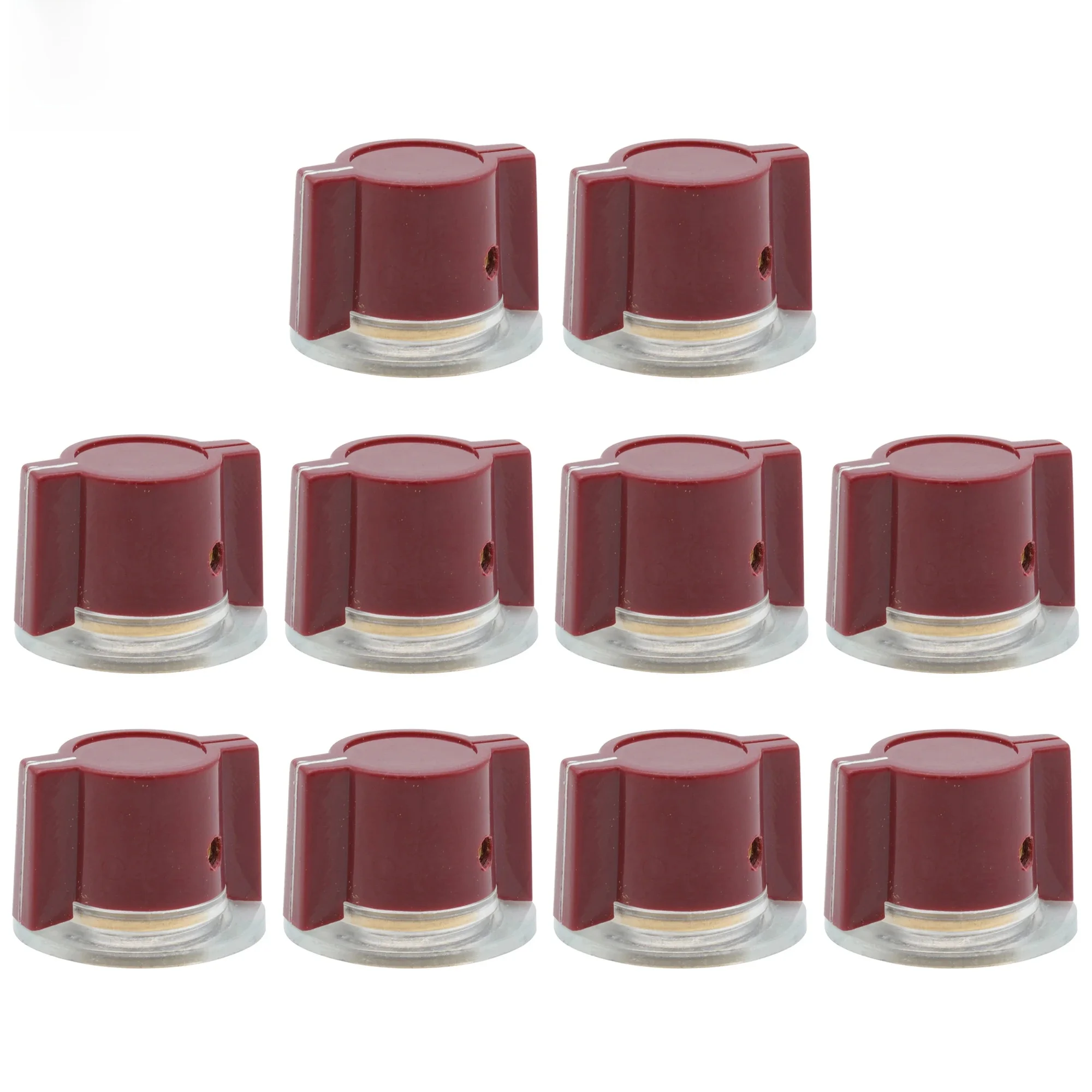 10szt 26 * 18mm Bakelit PLASTIC Vintage Marconi Neve Set Pointer Knob Button Cap For Guitar AMP Cabinet Effect Pedal Stomp Box — zdjęcie produktu 6