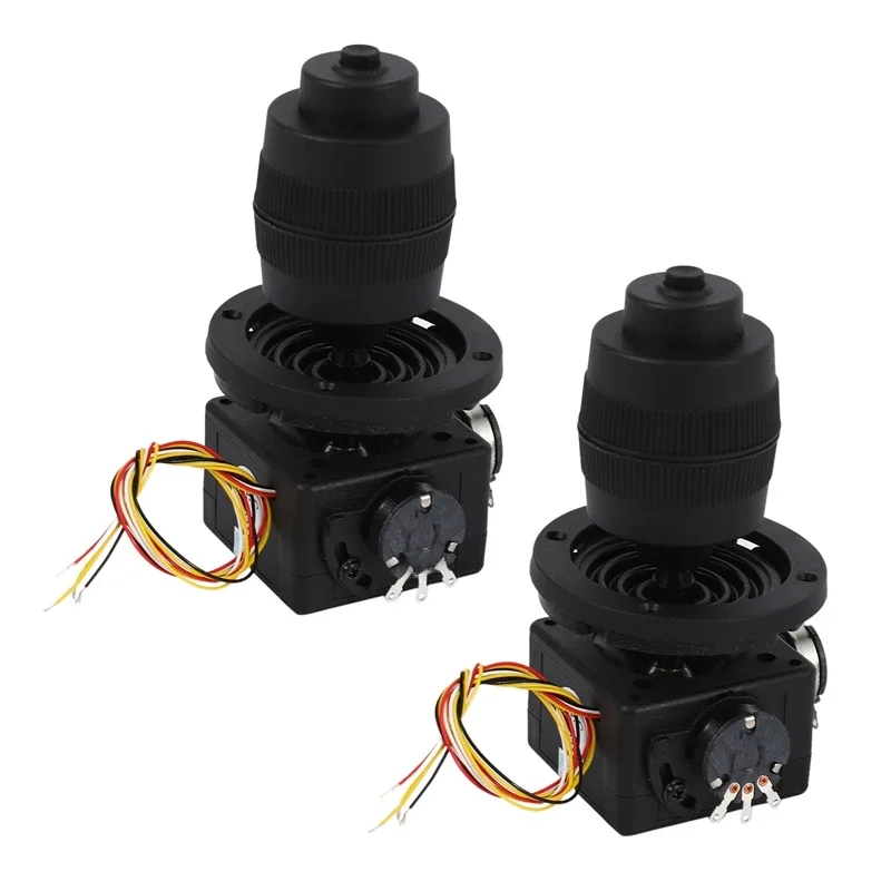 2X bouton électronique de potentiomètre de manette de 4 axes pour le contrôleur JH-D400B-M4 10K 4D avec le fil pour industriel