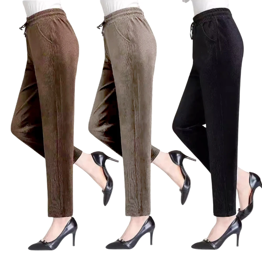 3 kinds of Tany Kimo golden pants Corduroy pants straight winter pants