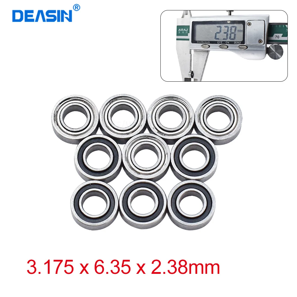 10pc SR144 high speed handpiece ceramic bearings nsk tosi coxo compatible Dental Bearings 3.175*6.35*2.381 mm